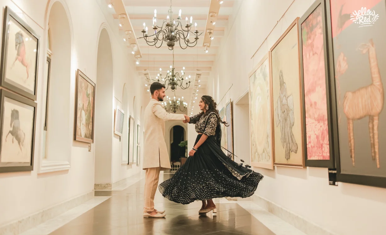 Couple photoshoot Hyderabad - Yellowred-Photography - Nisha and Siddharth Telugu Wedding
